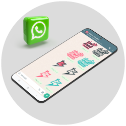 Diseño personalizado de stickers para WhatsApp