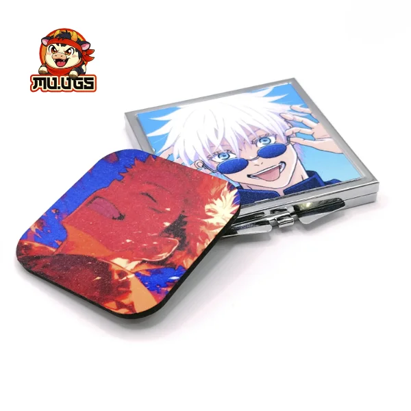 Espejo metálico e imán Jujutsu Kaisen – Gojo e Itadori - Imagen 4