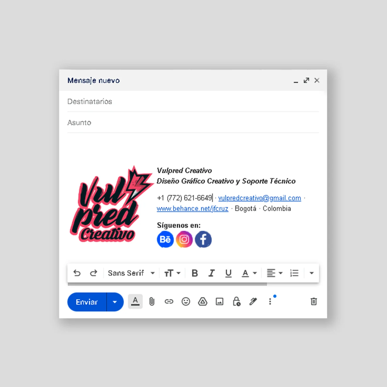 Firma para Correo Electrónico