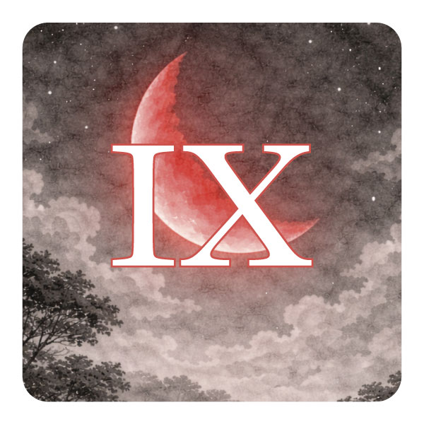 Portada del Capítulo IX, Maniobras y la luna